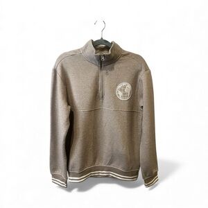 NWT Original Use Taupe Zip-Up Sweater